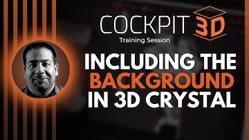 COCKPIT3D (2D to 3D) Tutorial: Including the Photo Background in 3DCrystal