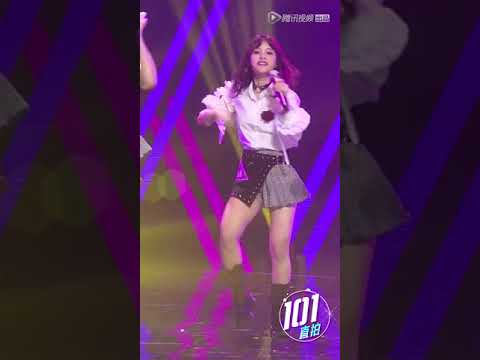 创造101首次公演直拍 葛佳慧《头发乱了》Produce101 中国版 創造101 女團