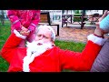 Санта Клаус Марго и Настя Кто Дарит Рождественские подарки детям Santa Claus for Christmas