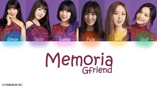 Video thumbnail of "GFRIEND(여자친구) Memoria  Colour Coded Lyrics(KAN|ROM|ENG)"