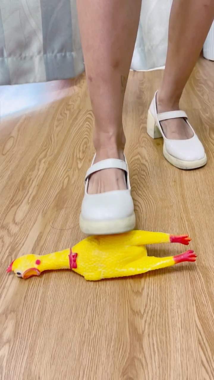 Su Hao comedy: steps on the chicken ?