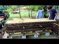 Woodworking // Stacking & Drying White Oak Slabs Woodworking // Stacking & Drying White Oak Slabs