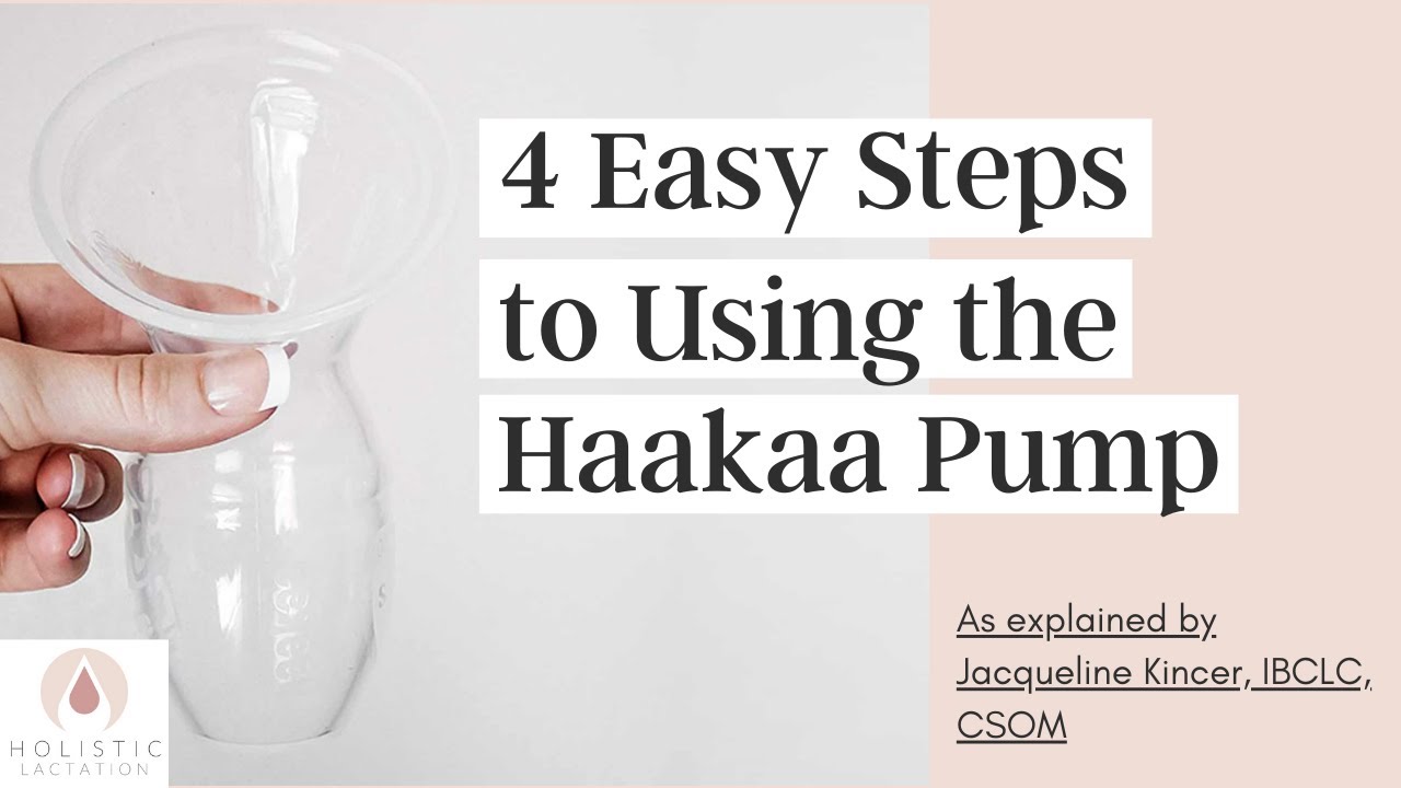 4 Easy Steps To Using The Haakaa Pump