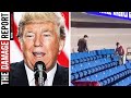 Trump Rally Staff Removes Social Distancing Signs (VIDEO)