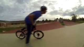 BMX hop 180 barspin FAILS