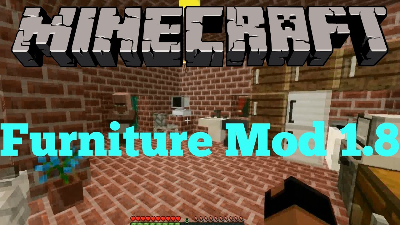 Minecraft Mod: Mr.Crayfish's Furniture Mod 1.8 - YouTube