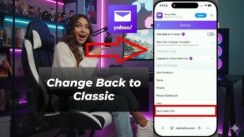 How to revert Yahoo Mail to the classic view
