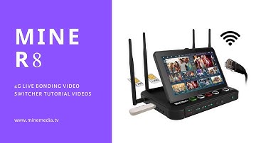 Portable 4G Video Switcher Tutorial 11~ Mine R8 Video Switcher Device Upgrade & Vertical Function