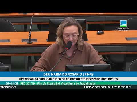 🔴 Escala 6x1 | Comissão da PEC de Reginaldo Lopes é instalada na Câmara