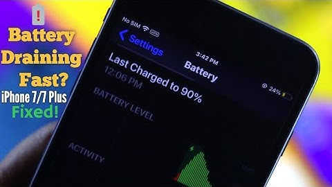 Fixed- iPhone 7/7 Plus Battery Draining Fast! [iOS Update]