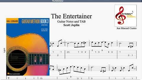 The Entertainer - Scott Joplin - HAL Leonard Guitar Method Book 3