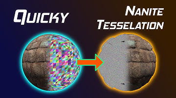 Tutorial - Nanite Mesh and Landscape Tessellation - UE5.4 - Under 2 Min!