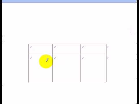 罫線を使って表を書こう ワード2007 Word2007 動画解説 Youtube