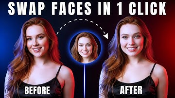 How to Swap Faces in Any Video |  Swap Faces in 1 Click 🪄