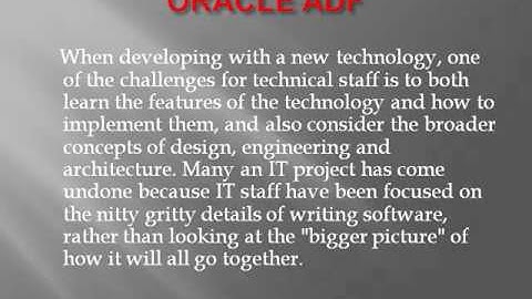 The Best Oracle ADF Online Training || Oracle ADF Classes