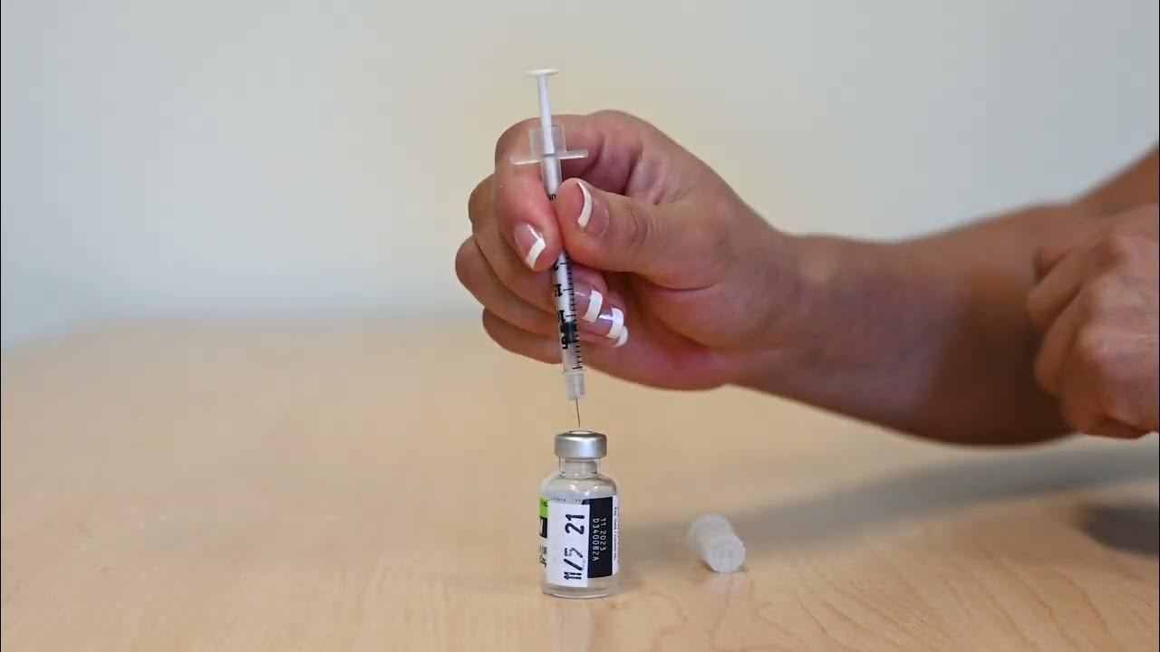 How to Use insulin Bottle Injection for Diabetes YouTube