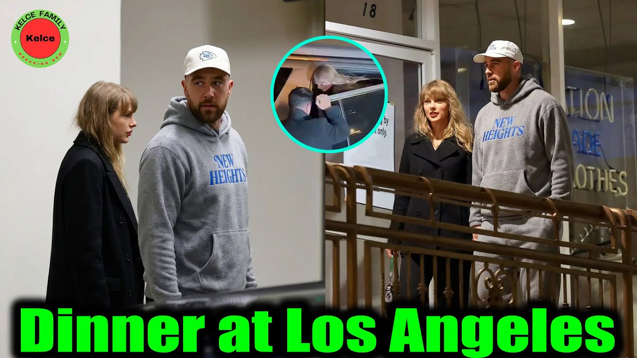 Taylor Swift & Fiancé Travis Kelce dinner at Sushi Park in Los Angeles after Golden Globes 2026