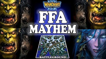 Grubby | Warcraft 3 TFT | 1.29 | FFA on Battleground - FFA Mayhem