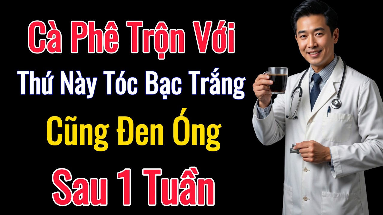Cách Trị Tóc Bạc Sớm Tại Nhà Bằng Cà Phê – Tóc Đen Dần Bất Ngờ, Chắc Khỏe Sau 7 Ngày!