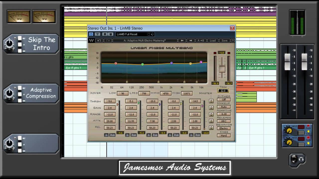 linear phase multiband compressor