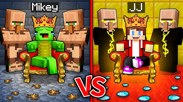 Mikey POOR vs JJ RICH King of The Village in Minecraft ! - Maizen