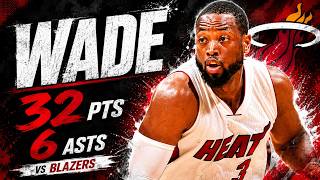 Dwyane Wade 32 pts 6 asts vs Blazers 2014-15 season