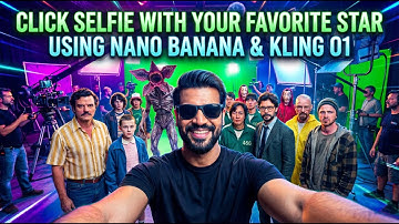 Click Selfies With Movie Stars Using AI l Nano Banana Pro & Kling O1 Video