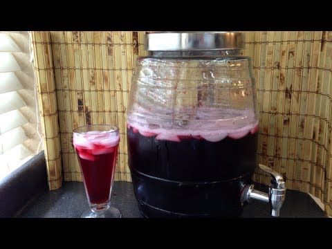 Agua Fresca de Jamaica, Receta Deliciosa! 