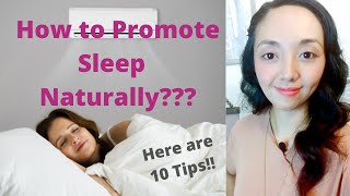 10 Natural ways to promote sleep