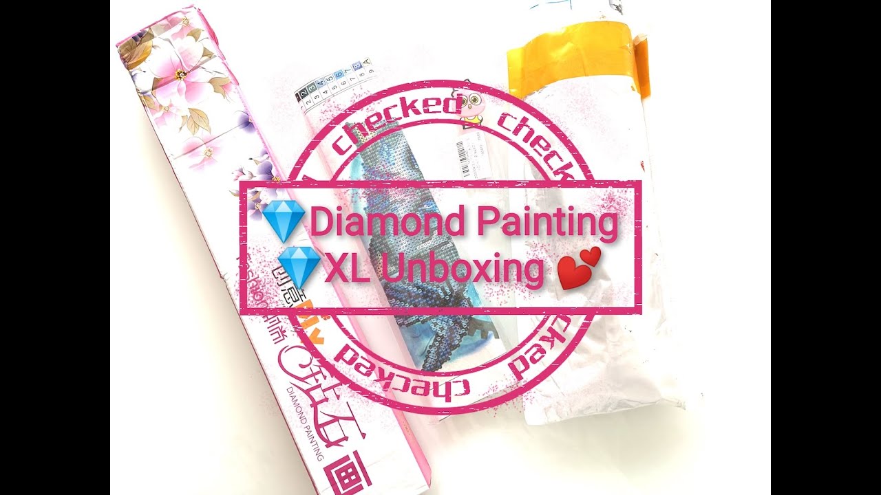 Diamond Painting XL Unboxing - YouTube