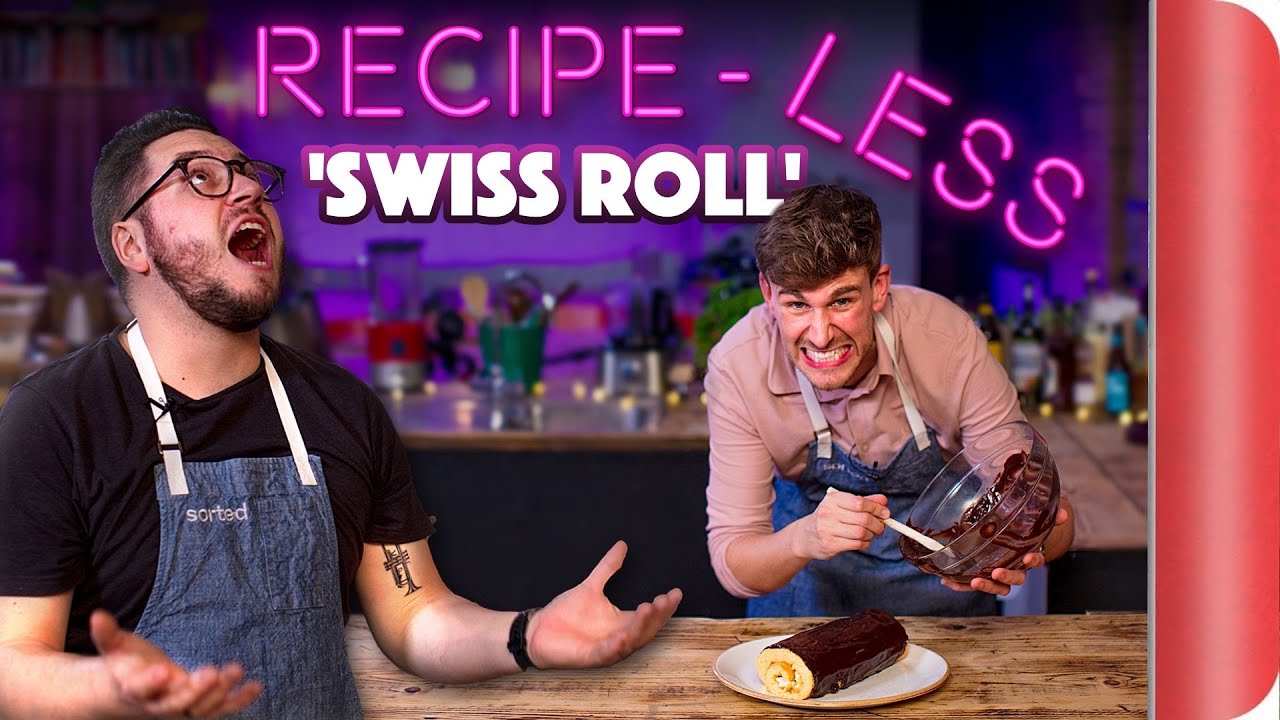 RECIPE-LESS Cooking Challenge | Swiss Roll | Sorted Food