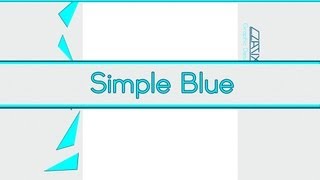 Speedart // My new BG - Simple Blue // HD