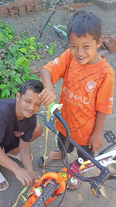 Sepeda bisa di gas bersuara moge #shorts