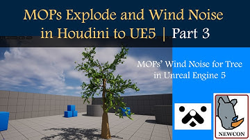 [ 후디니와 언리얼 | 중급 ] MOPs Explode and Wind Noise in Houdini to UE5 | Part 3