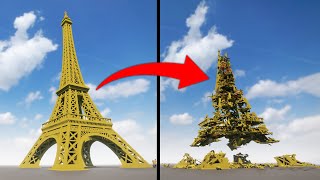 I DEMOLISHED THE EIFFEL TOWER! (Teardown)