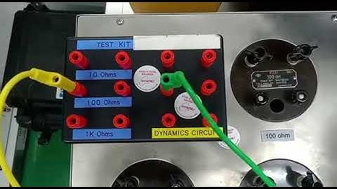 Kyoritsu Digital Multi Function Tester KEW 6516BT Repair & Calibration Dynamics Circuit (S) Pte. Ltd