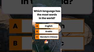 Only 1 Know  Which Language Has The Most Words In The World  English Quiz languagequiz gkquiz