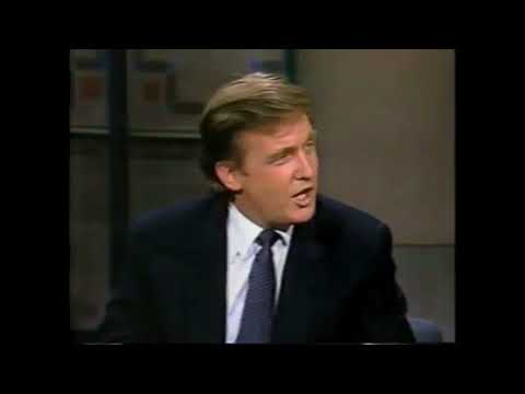 Donald Trump on david letterman 12/2/1987