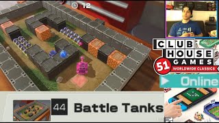 Battle Tanks | Online Multiplayer - Clubhouse Games: 51 Worldwide Classics for Nintendo Switch