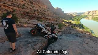 Biking insanely difficult Moab Rim Trail