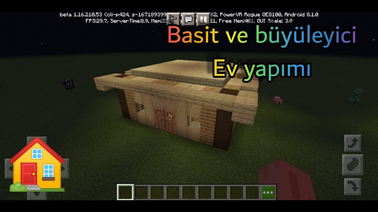 Minecraft Ta Kopek Kulubesi Nasil Yapilir Youtube