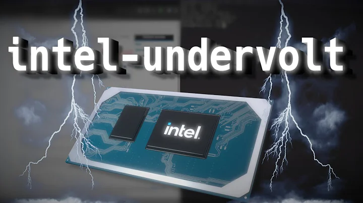 Undervolt your CPU with intel-undervolt!