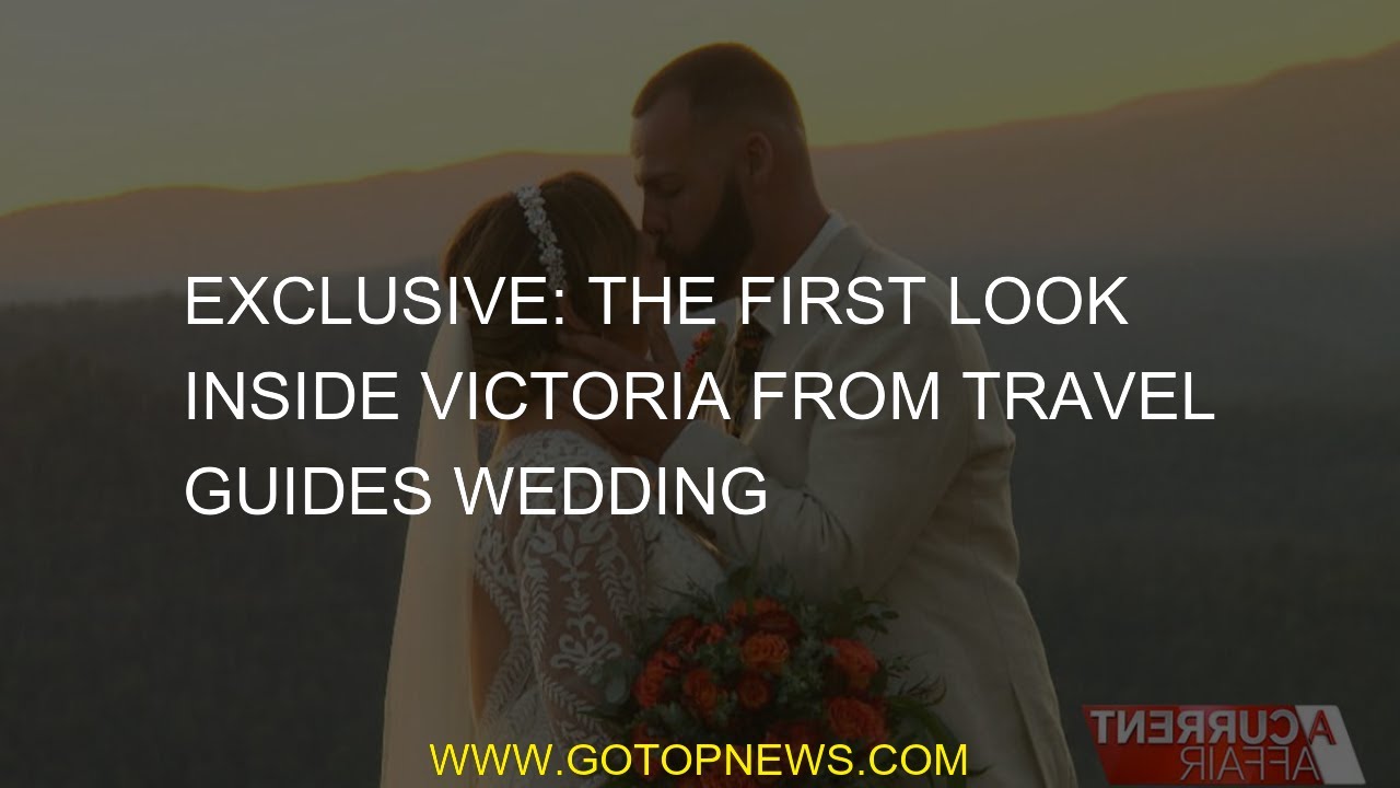 victoria from travel guides wedding