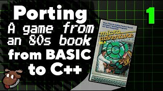 The Secret Message - Porting a BASIC text game to C++ - Micro Adventure 5: Mindbenders 1984 (1)