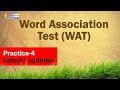 Word association test wat  latest  updated  live practice issb test