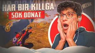 HAR BIR KILLHA 50Kdan DONAT CHALLENGE 🥶 BOMBA STRIMDAN PARCHA