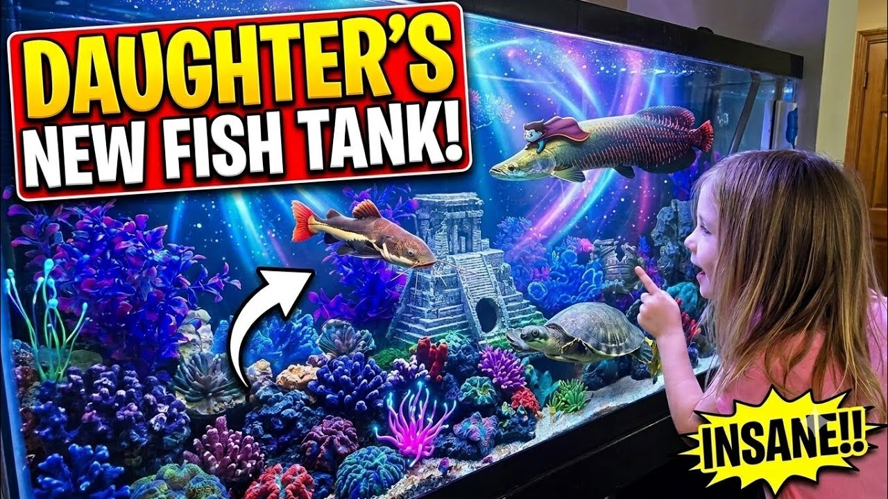 Surprising My Daughter with a New Fish Tank Setup!