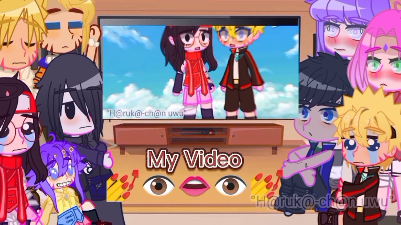 boruto reacciona a mi au parte 2 y final 💜(leer la descripción)