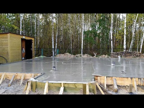 Фундамент - монолитная