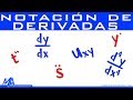 Notación de derivadas | Ecuaciones diferenciales